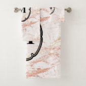 バラ金ゴールドマーブルモノグラム バスタオルセット (インサイチュ)