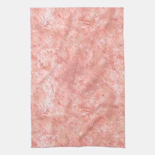 バラ金ゴールドマーブル4 キッチンタオル (縦)