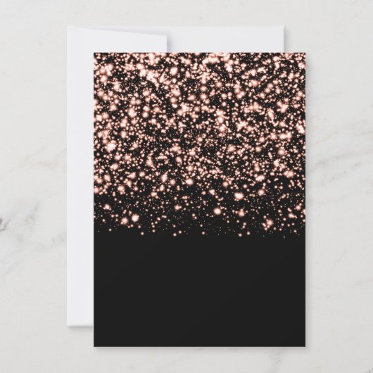 バラ金ゴールドミッドナイトグラムスウィート16バースデーパーティー セーブザデート (裏面)