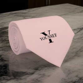 バラ金ゴールドミニマルモノグラムのリスト ネクタイ