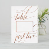 バラ金ゴールドミニマル書道表番号 箔シーズンカード (立ち正面)