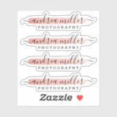 バラ金ゴールドミニマ絵を描リストスワッシュロゴカスタムデカール シール (シート)