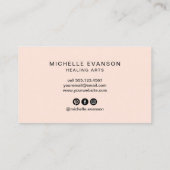 バラ金ゴールドムーンフェイズアストロロジー 名刺 (裏面)