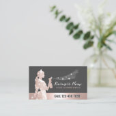 バラ金ゴールドメイド清掃サービスハ保ウス 名刺 (スタンド正面)