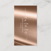 バラ金ゴールドメタリックグレース 名刺 (正面)