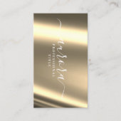 バラ金ゴールドメタリックグレース 名刺 (正面)