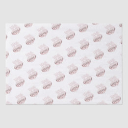 バラ金ゴールドメタリックルックバレンタインハートラブホワイト 薄葉紙