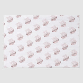 バラ金ゴールドメタリックルックバレンタインハートラブホワイト 薄葉紙