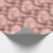 バラ金ゴールドメタリック：ヴィンテージシャイン。 ラッピングペーパー (角)