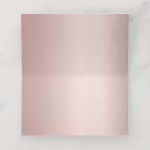 バラ金ゴールドメタル優雅な結婚式座席表 プレイスカード (内部開封)