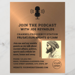バラ金ゴールドメタル効果， Podcaster, Podcast チラシ
