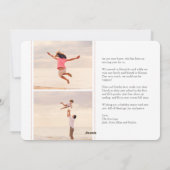 バラ金ゴールドメリークリスマススクリプトホリデーカード シーズンカード (裏面)