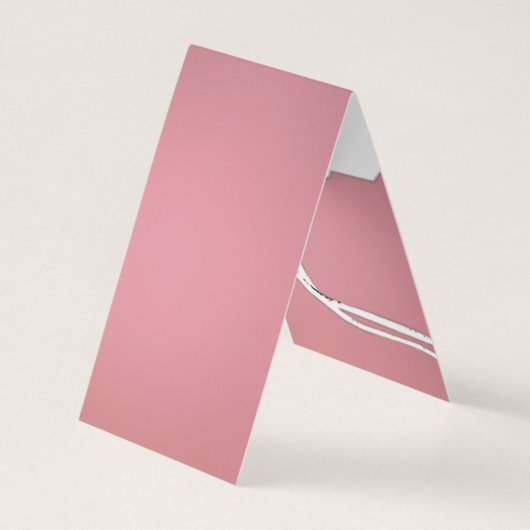 バラ金ゴールドメリークリスマスラージギフトラベル 名刺 (裏面)