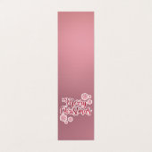 バラ金ゴールドメリークリスマスラージギフトラベル 名刺 (外部フラット)