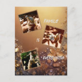 バラ金ゴールドメルカト一家は全てだ シーズンポストカード (正面)