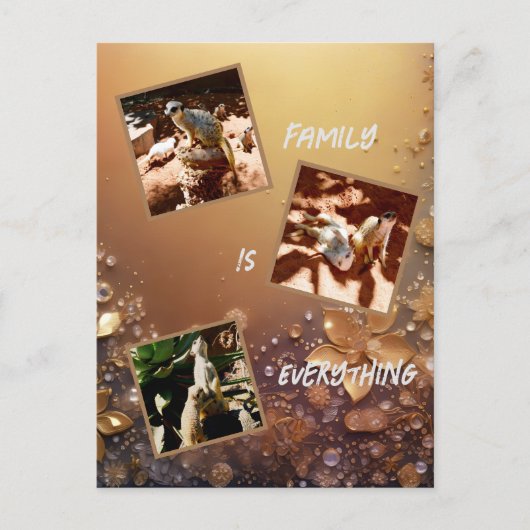 バラ金ゴールドメルカト一家は全てだ ポストカード (正面)