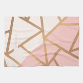 バラ金ゴールドモザイク キッチンタオル (横)