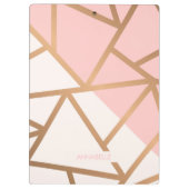 バラ金ゴールドモザイク クリップボード (裏面)