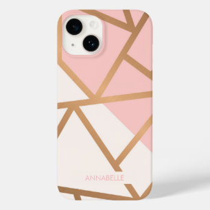バラ金ゴールドモザイク Case-Mate iPhone 14ケース