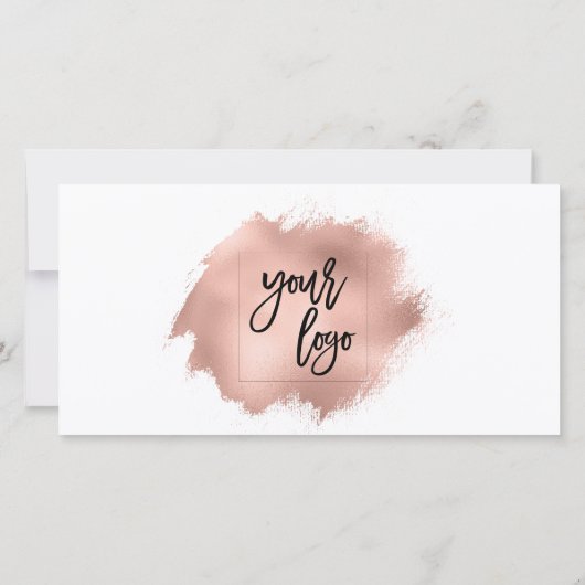 バラ金ゴールドモダンギフトカード証明書の追加ロゴ (裏面)