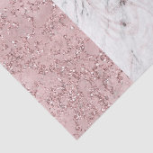 バラ金ゴールドモダングラムマーブル&グリッター装飾 薄葉紙 (詳細)