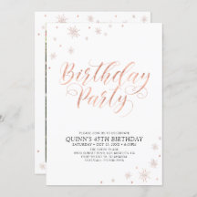 バラ金ゴールドモダンシック大人の誕生日パーティー