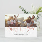 バラ金ゴールドモダンスクリプトの新年 シーズンカード (スタンド正面)