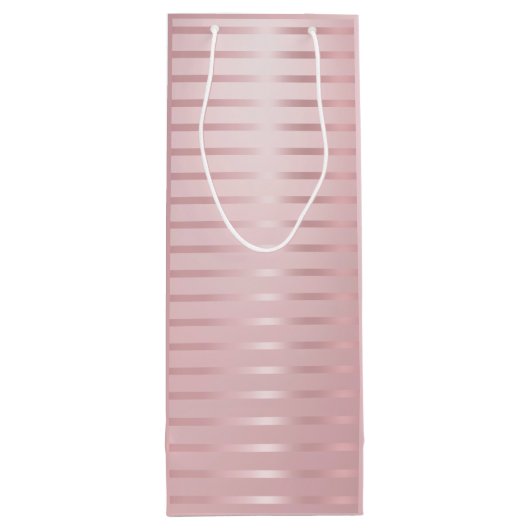 バラ金ゴールドモダンテンプレートグラマートレンディーエレガント ワインギフトバッグ (裏面)