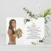 バラ金ゴールドモダンフローラフォトキンセアニェラ 招待状 (スタンド正面)