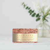 バラ金ゴールドモダンプロフェッショナルコンサルタント 名刺 (スタンド正面)