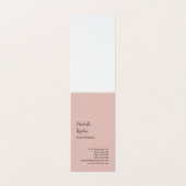 バラ金ゴールドモダンプロフェッショナル独占的 名刺 (外部フラット)