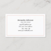 バラ金ゴールドモダンマンダラヨガインストラクター 名刺 (裏面)