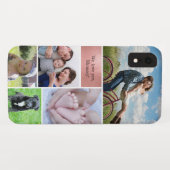 バラ金ゴールドモダン写真のコラージュ愛してるママ Case-Mate iPhoneケース (裏面(横))