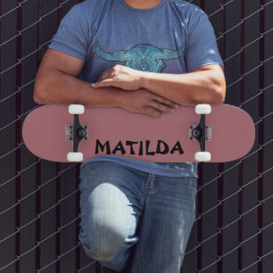 バラ金ゴールドモダン名 スタイリッシュトレンディー スケートボード