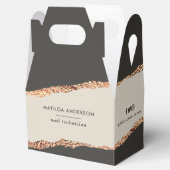 バラ金ゴールドモダン黒エレガント予算の賛成 フェイバーボックス (オープン)