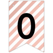 バラ金ゴールドモダン2025卒業パーティー バンティングフラッグ (第2の旗)