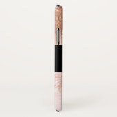 バラ金ゴールドモノグラムのグラム Case-Mate iPhoneケース (裏面/右)