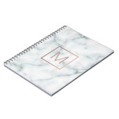 バラ金ゴールドモノグラムon stone ノートブック (左側)