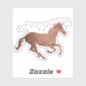 バラ金ゴールドユニコーンシール シール (シート)