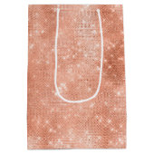 バラ金ゴールドユニコーンスパークル ミディアムペーパーバッグ (裏面)