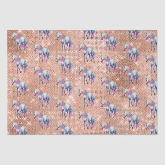 バラ金ゴールドユニコーンスパークル 薄葉紙 (正面)