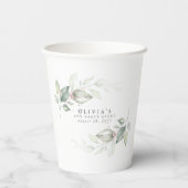 バラ金ゴールドユーカリプトゥスグリーンリーボホドリーミー 紙コップ (裏面)