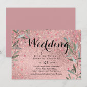 バラ金ゴールドユーカリ葉スホイル結婚ルズ (正面/裏面)