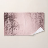 バラ金ゴールドラグジュアリーデザイン バスタオルセット (ハンドタオル)