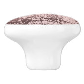 バラ金ゴールドラグジュアリー金属デザイン セラミックノブ (側面)