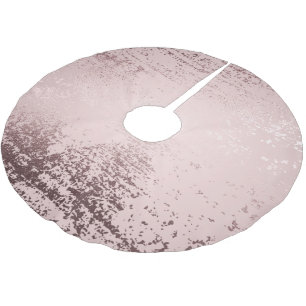 バラ金ゴールドラグジュアリー金属デザイン ブラッシュドポリエステルツリースカート