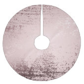 バラ金ゴールドラグジュアリー金属デザイン ブラッシュドポリエステルツリースカート (正面)