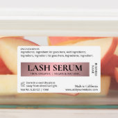 バラ金ゴールドラッエレガントシュ血清マスカラ管ラッパー ラベル (貼付)