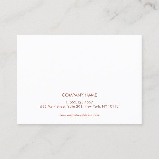 バラ金ゴールドラッシュエクステンションアフターケア手順B 名刺 (裏面)