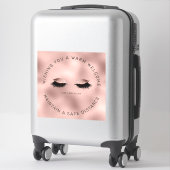 バラ金ゴールドラッシュサロン距離床マーカー シール (スーツケース)